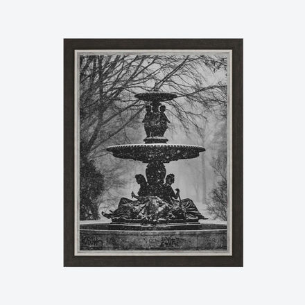 Holz-Bilderrahmen, schwarz/silber, 40 x 50 cm