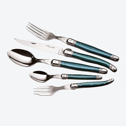 Laguiole-Besteck grün, 4-teilig