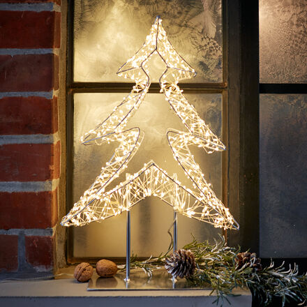 Leucht-Tanne, 30 x 46 cm