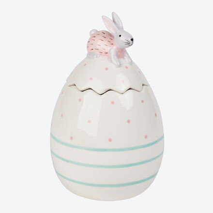 Osterei-Dose, handbemalt, 11 x 26 cm