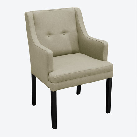 Armlehnsessel, Samt, Sand