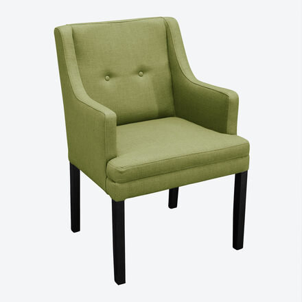 Armlehnsessel, Velours, Grün
