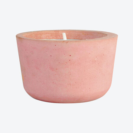 Outdoor-Kerze groß, Farbe: Rosa, ø 19,5 x 12,5 cm hoch, Brenndauer: 20 Stunden