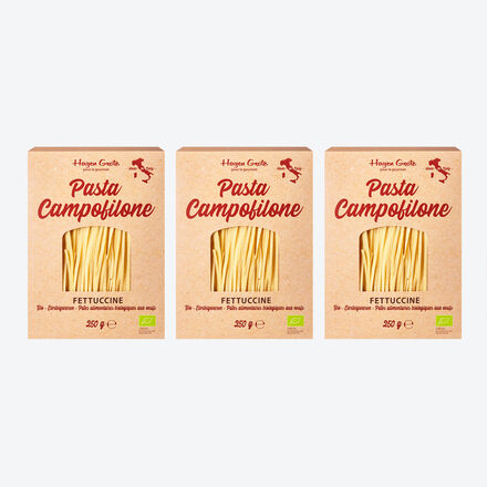 Produktbild f�r '3 Packungen BIO-Pasta Campofilone: Gourmet Eier-Fettuccine'