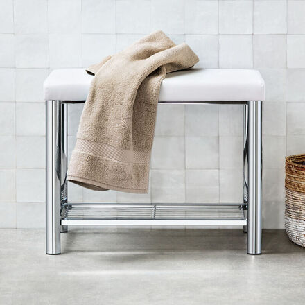 Badezimmer Bank Designer Badmobel Im Raffinierten Materialmix