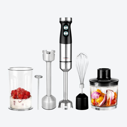 Produktbild fr '5-in-1-Prierstab: Mixen, Prieren, Zerkleinern, Emulgieren, Aufschumen'