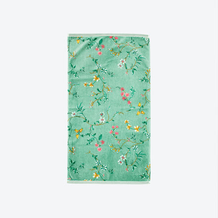 Handtuch Little Flower, Hellgrün, 55 x 100 cm