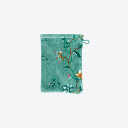 Handtuch Little Flower, Grün, 55 x 100 cm