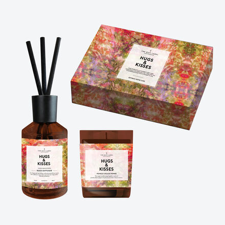 Geschenkset mit Duftkerze und Raum-Diffusor 