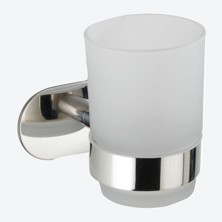 Turbo-Loc Zahnputzbecher, Edelstahl glänzend