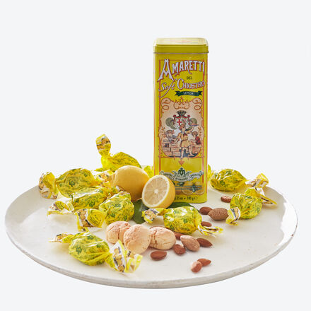 Produktbild fr 'Amaretti di Saronno mit Zitrone: Duftig-aromatisch, herrlich weich, traditionelle italienische Gebckspezialitt'