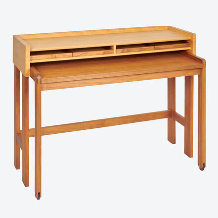 Produktbild fr 'Ausziehbarer Lambert Sekretr Modesto, platzsparend - 120/58-88/93 cm (B/T/H) '