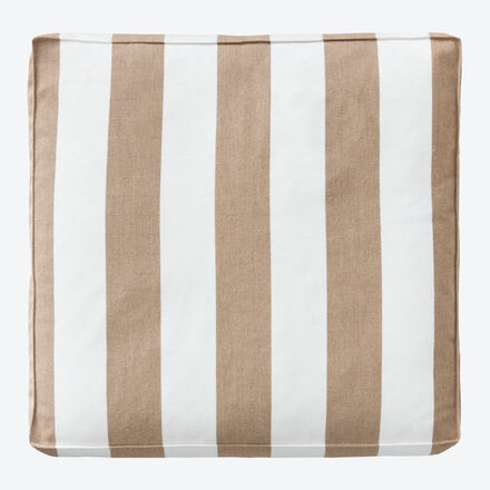 Produktbild fr 'Blockstreifen-Sitzkissen 40 x 40 x 5 cm - fleckabweisend, Anthrazit'