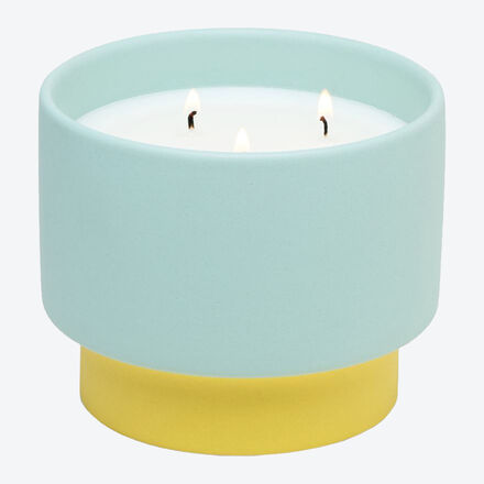 Produktbild fr 'Blumig frische Color-Block-Duftkerze'