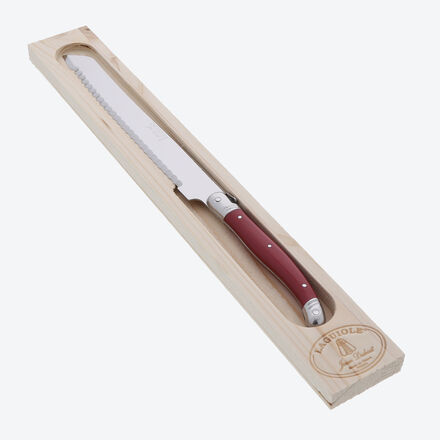 Produktbild fr 'Brotmesser Laguiole rot'