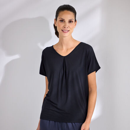 Produktbild fr 'Dehnbares Yoga-Shirt Kurzarm'
