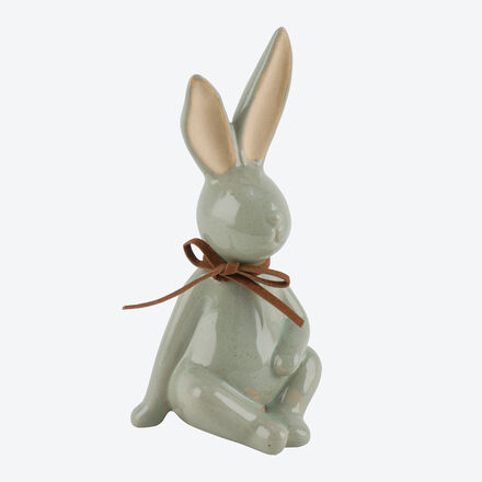 Produktbild f�r 'Edel glasierter Osterhase mit Schleife'