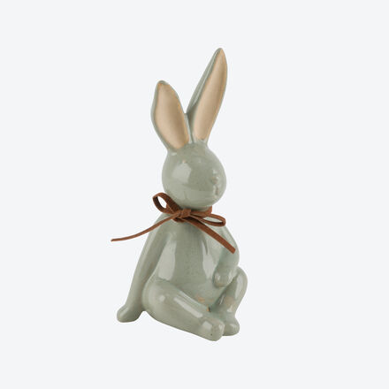 Produktbild fr 'Edel glasierter Osterhase mit Schleife'