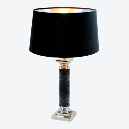 Produktbild fr 'Edle Tischlampe mit modernem Reptil-Detail'