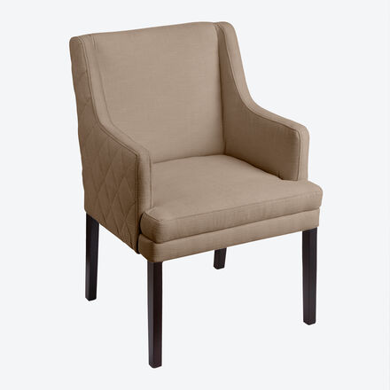 Produktbild fr 'Elegant gesteppter Armlehn-Sessel in Stoffvariante Samt'