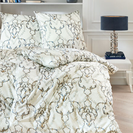 Produktbild fr 'Elegante Satin-Bettwsche mit Ornament-Dekor'
