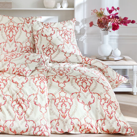 Produktbild fr 'Elegante Satin-Bettwsche mit Ornament-Dekor'
