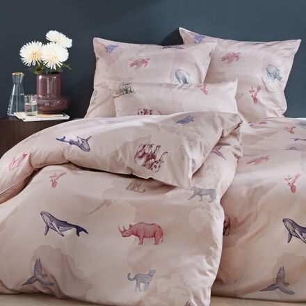 Produktbild f�r 'Elegante Satin-Bettw�sche mit ausgefallenem Tier-Dekor, 2 Farben, 2 Gr��en'