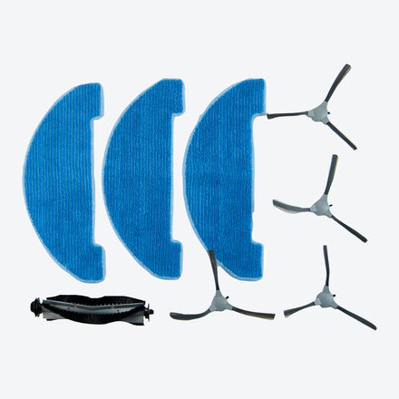 Produktbild fr 'Ersatz Mikrofaser-Pads und Brstenset zu 862Z01 Saug- und Wischroboter'