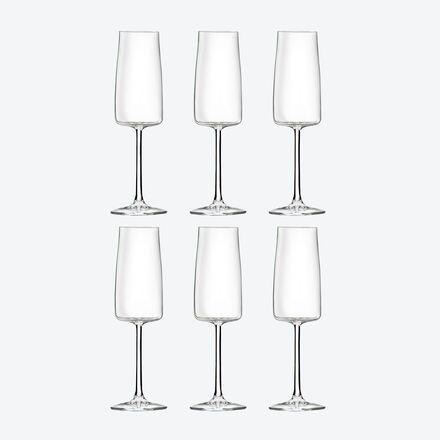 Produktbild fr 'Erstklassige Kristall-Sektglser: Design in reinster Form'