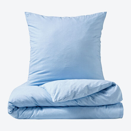 Produktbild f�r 'Federleichte Mako-Seersucker-Bettw�sche f�r warme Sommern�chte'