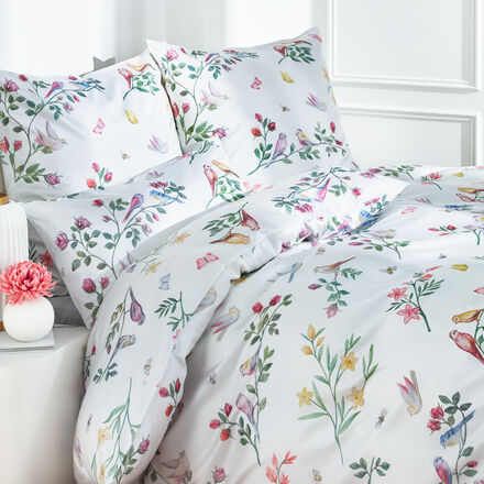 Produktbild fr 'Feine Satin-Bettwsche aus federleichtem Baumwollgarn'