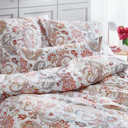 Produktbild fr 'Feinste Premium Satin-Bettwsche mit klassischem Paisley'