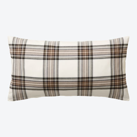 Produktbild fr 'Flanell-Kissenbezug 40 x 80 cm Schottenkaro - 100 % veredelte Baumwolle'