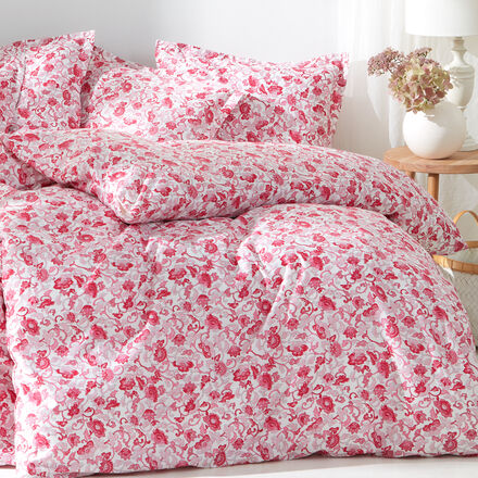 Produktbild fr 'Florale Satin-Bettwsche aus feinster, gekmmter Baumwolle'