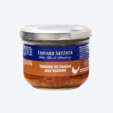 Produktbild fr 'Franzsische Fasanenterrine mit Rosinen - 180 g'