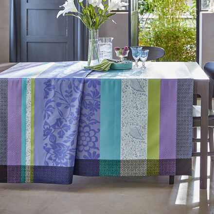 Produktbild fr 'Franzsische Jacquard-Tischdecke mit Fleckschutz'