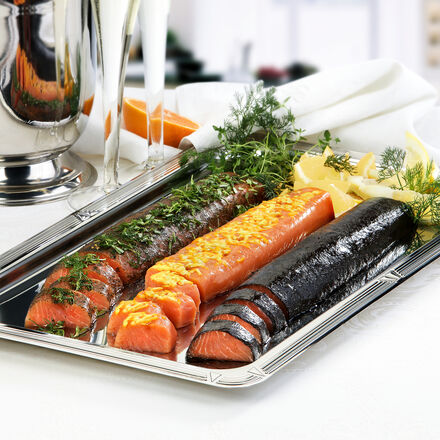 Produktbild fr 'Gerucherte Zitronen-Lachs-Rckenfilets'
