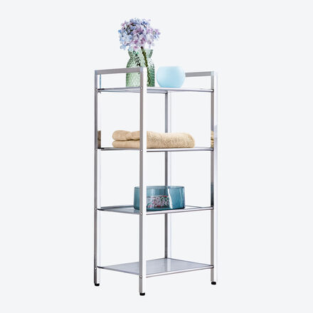 Produktbild fr 'Glasregal 4er: Elegante Glasregale ergnzen jedes Wohn- und Badambiente'