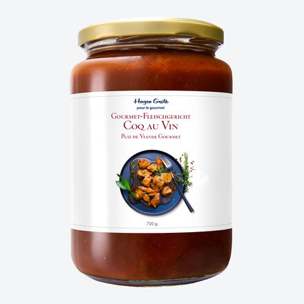 Produktbild fr 'Gourmet-Klassiker im Glas: Coq au Vin minutenschnell zubereiten'
