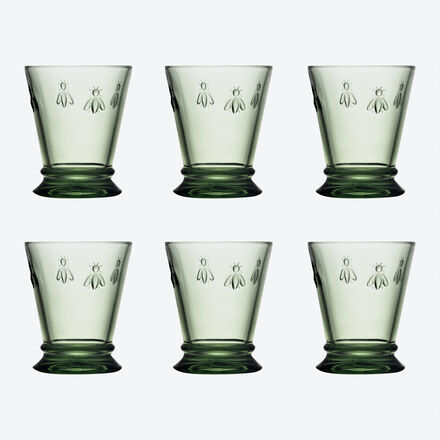 Produktbild fr 'Groes Becherglas grn: Das Wappentier der Bonapartes auf Ihrem Glas'