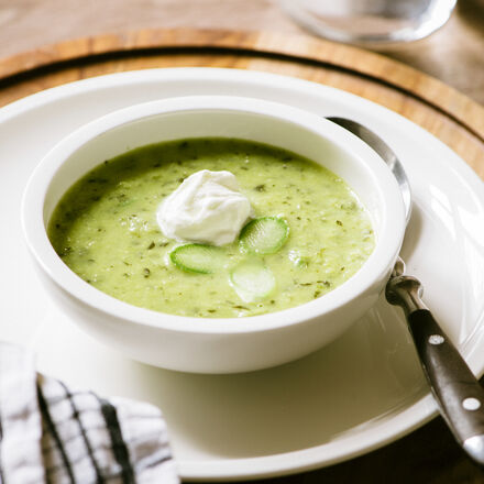 Produktbild fr 'Grne Spargelcremesuppe'