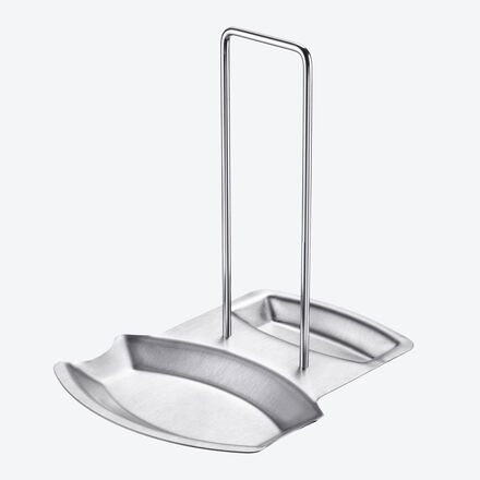 Produktbild fr 'Hlt Ihre Kche sauber: Edelstahl-Lffelablage mit Topfdeckelhalter'