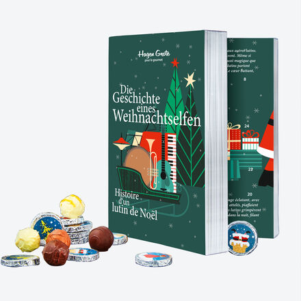 Produktbild fr 'Hagen Grote Exklusiv Trffelpralinen-Adventkalender - dekorative Buchform, 245 g'