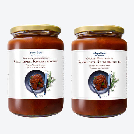 Produktbild fr 'Hagen Grote Gourmet-Klassiker: Geschmorte Rinderbckchen – servierfertig zubereitet'