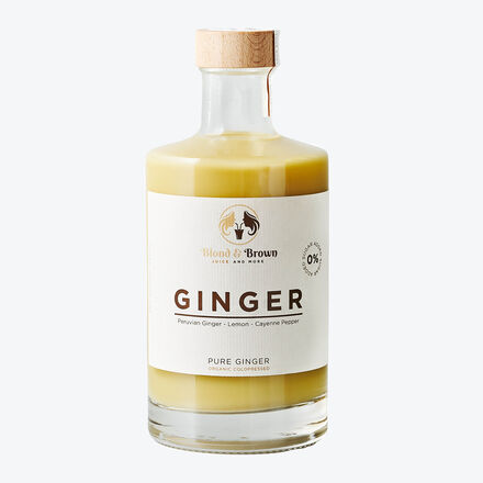 Produktbild fr 'Hochkonzentrierter BIO-Ingwersaft (98,5 %) fr heie und kalte Drinks'