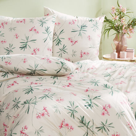 Produktbild fr 'Interlock-Jersey-Bettwsche Wilde Orchidee: Pflegeleicht und bgelfrei'