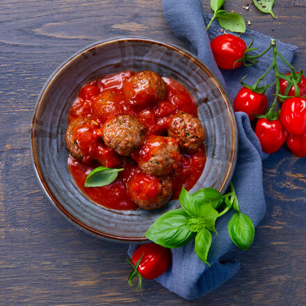 Produktbild fr 'Italienische Hackbllchen in Tomatensauce - 720 g'