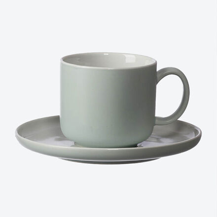 Produktbild f�r 'Kaffeetasse mit Untertasse in skandinavischem Design'