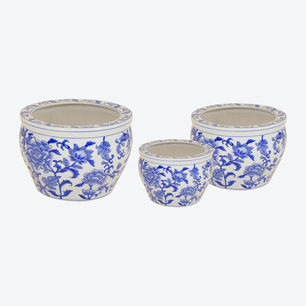 Produktbild fr 'Keramik-bertpfe im eleganten Chinoise-Stil'
