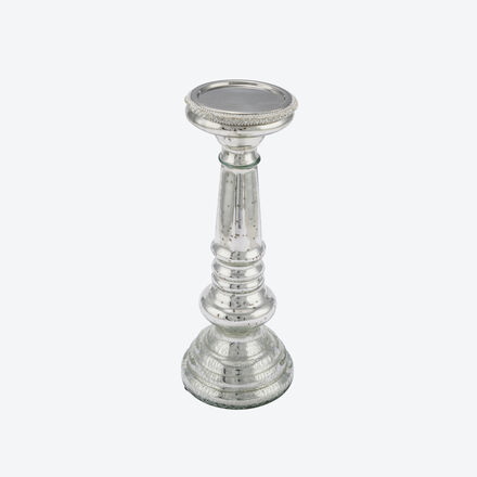 Produktbild fr 'Kerzenstnder - Glas mit feinem Strassring, fr Stumpenkerzen'